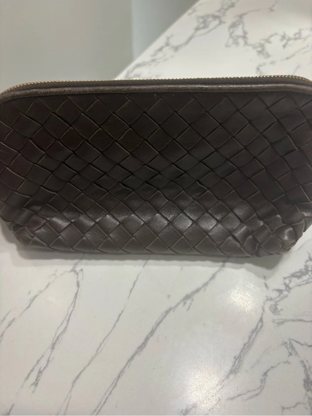 Bottega Veneta Dark Brown pouch
